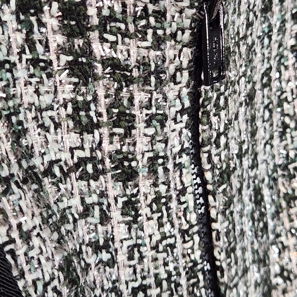 NWT $128 Express Womens Large Sparkle Long Sleeve Jacket with Zipper closure - Picture 2 of 16